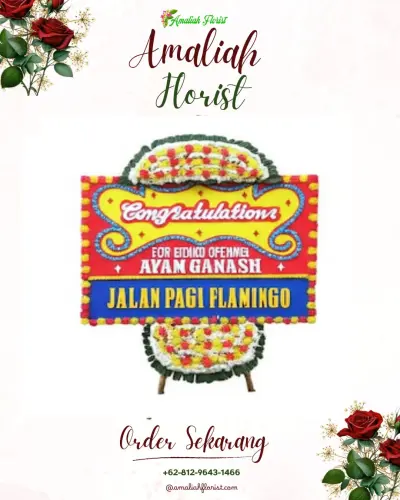 Bunga Papan Congratulation di Umbul